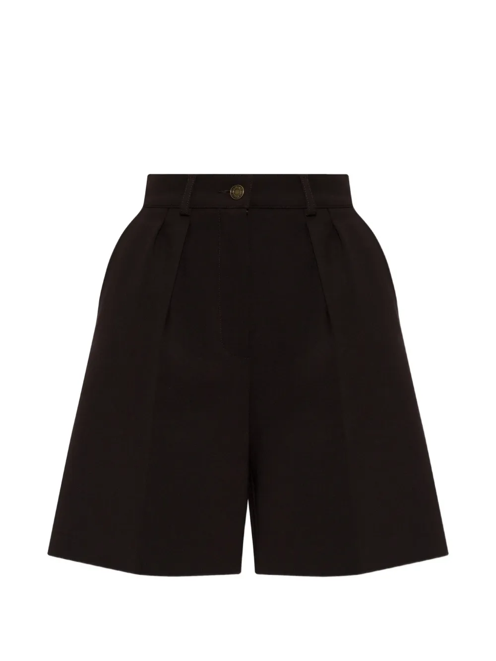 Max Mara Sauna pleated shorts - Brown