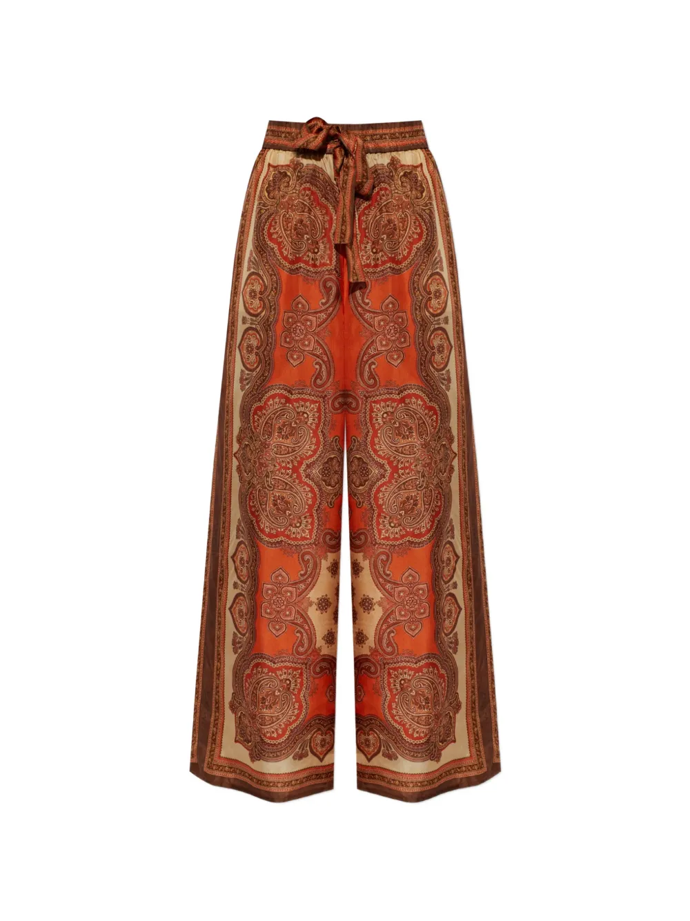 ZIMMERMANN paisley-pattern trousers - Orange