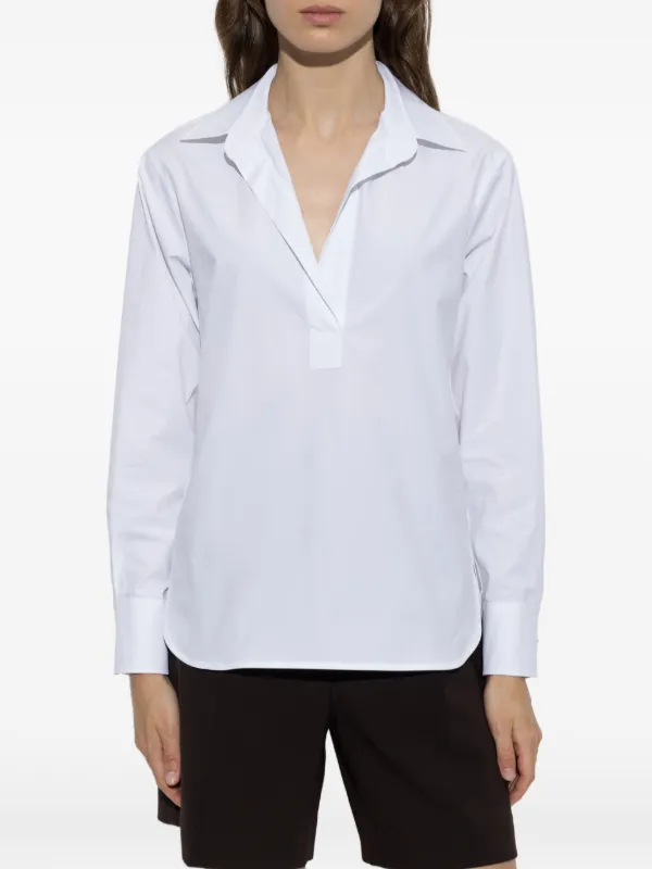 Max Mara Violino Vネックトップ | ホワイト | FARFETCH JP