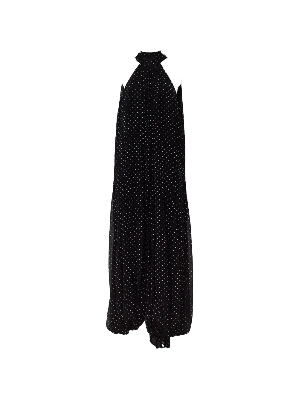 ROTATE BIRGER CHRISTENSEN Chiffon-Jumpsuit - Schwarz