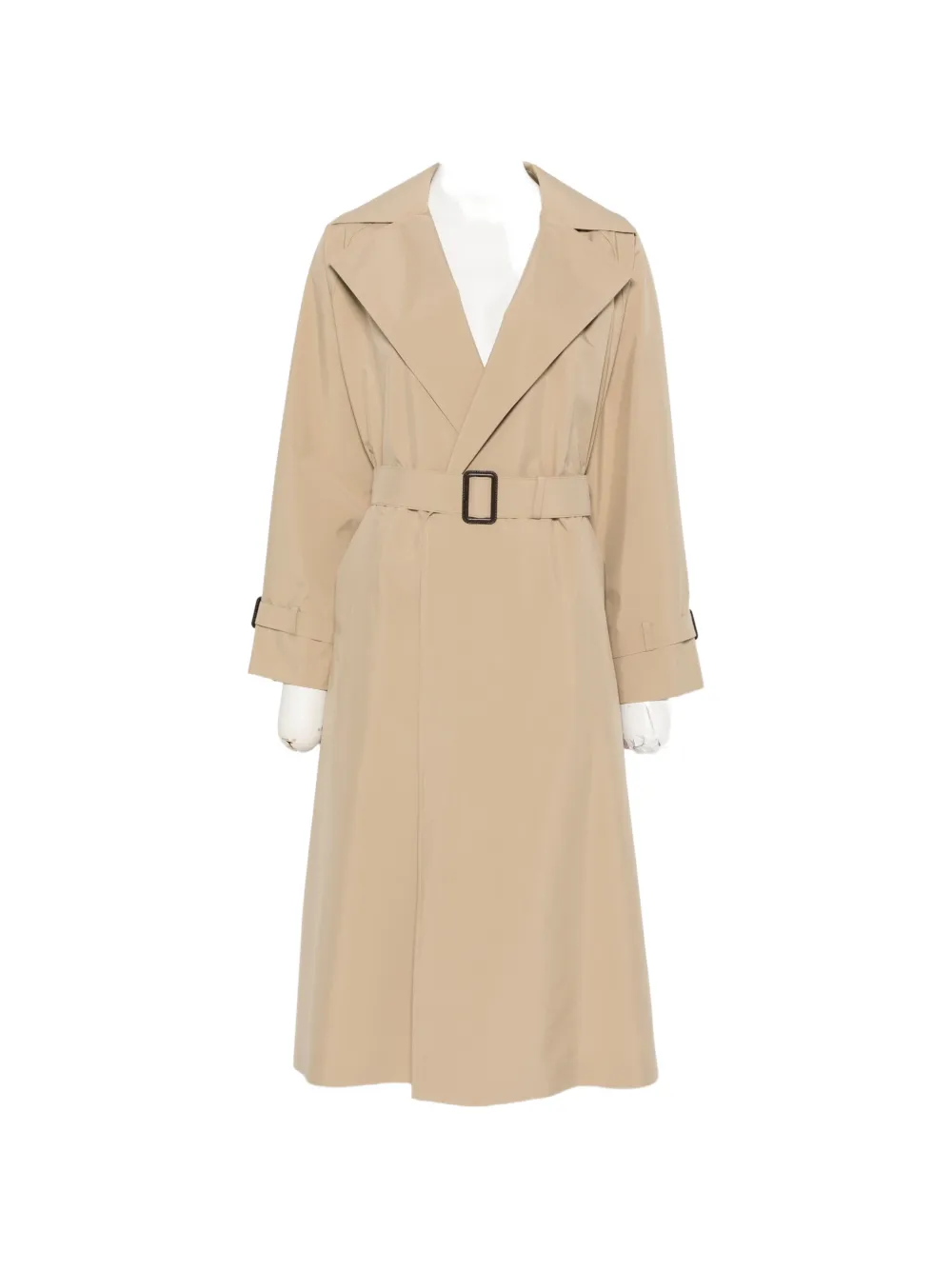 Weekend Max Mara WKDFatto belted trench coat Beige