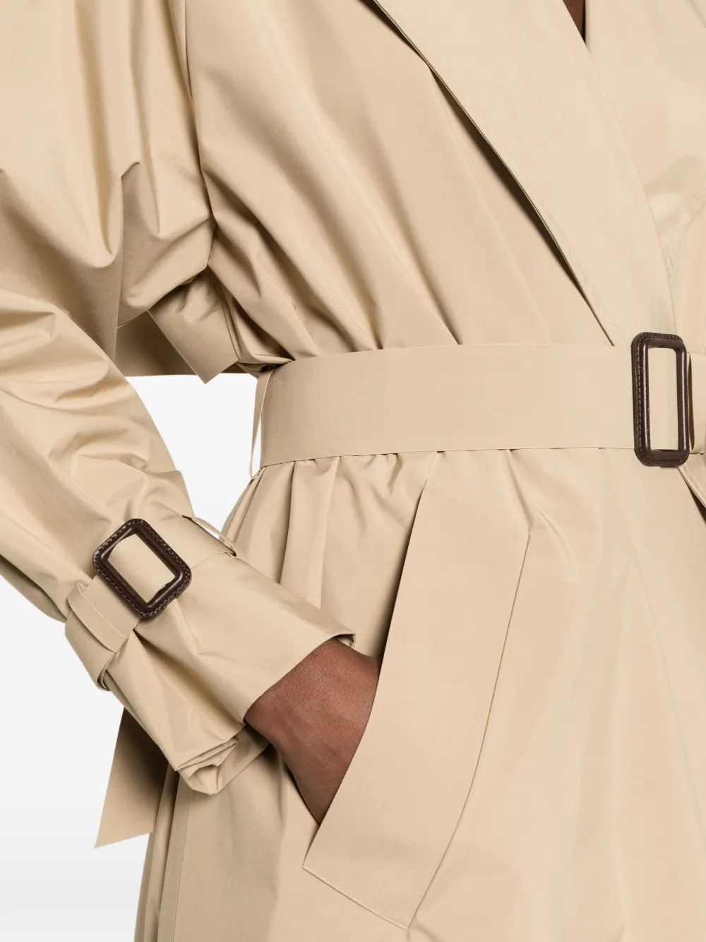 Weekend Max Mara WKDFatto belted trench coat Beige