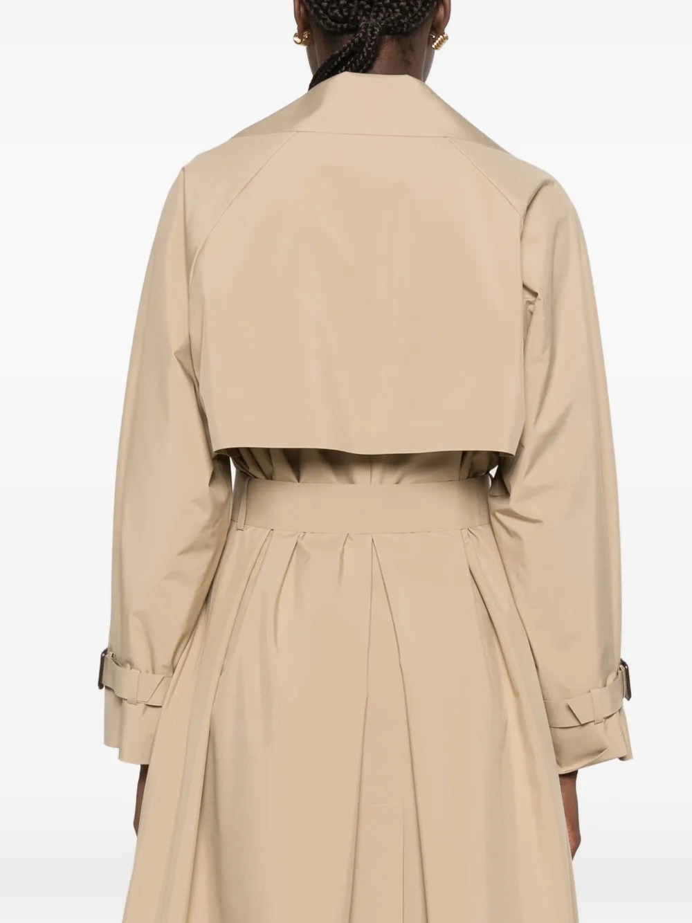 Weekend Max Mara WKDFatto belted trench coat Beige