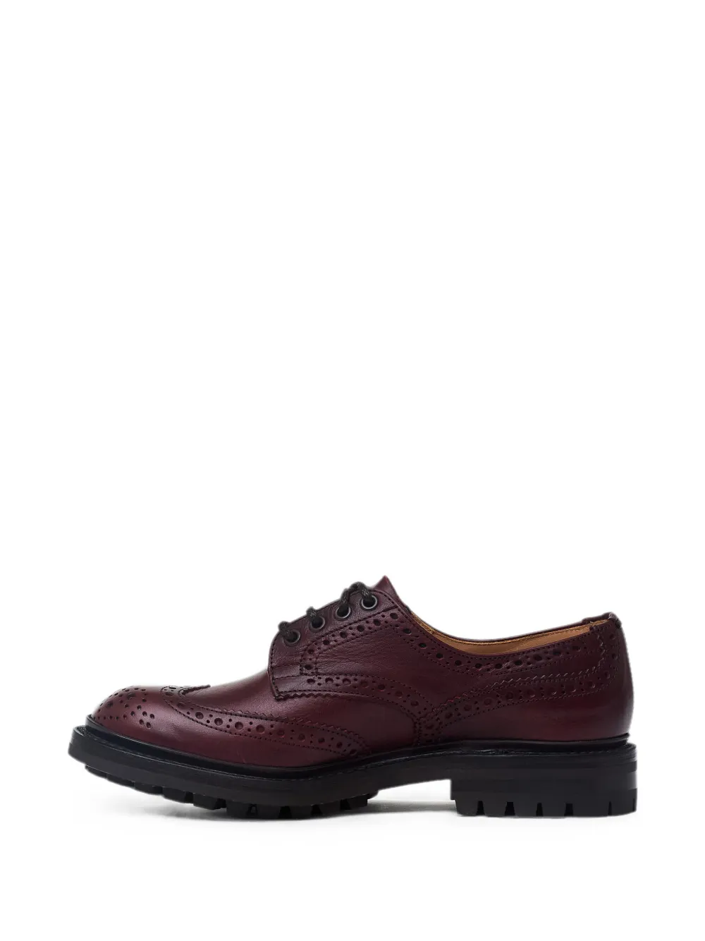 Tricker's Bourton brogues met wingtip Rood