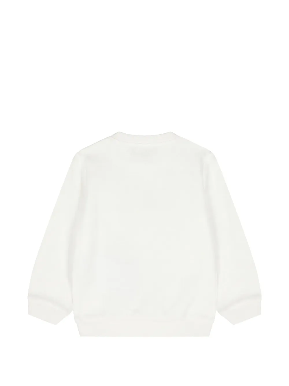 Moschino Kids Sweater met popcorn-print en logo-print Wit