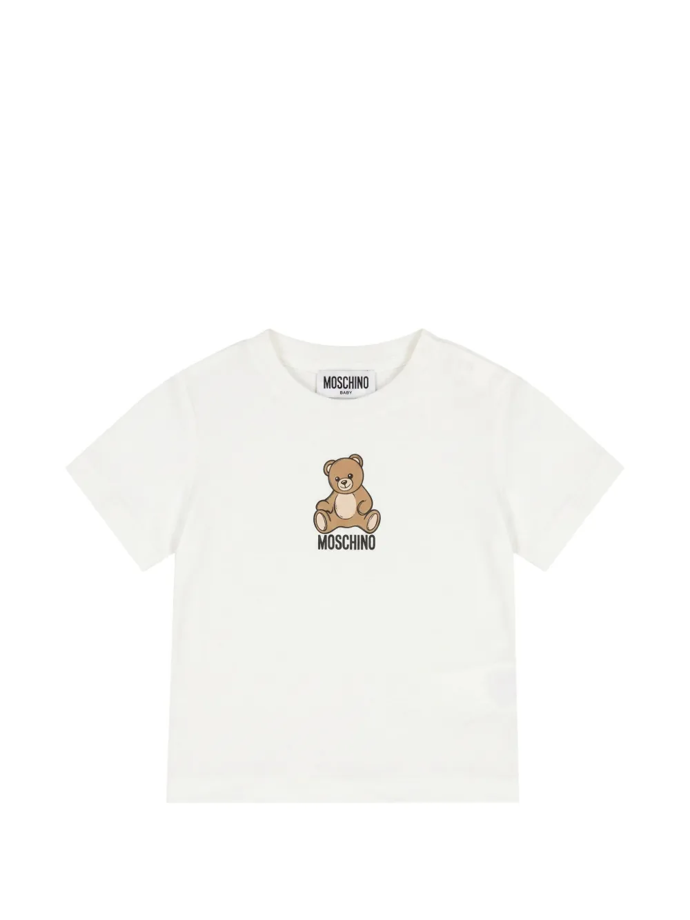 Moschino Kids Teddy Bear print T-shirt - Bianco