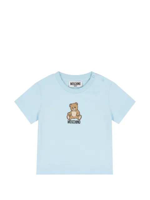 Moschino Kids t-shirt en coton à motif Teddy Bear
