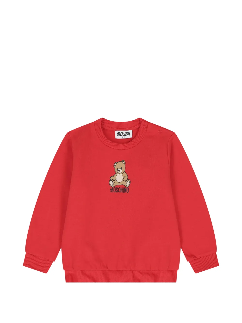 Moschino Kids Teddy Bear sweatshirt - Rosso