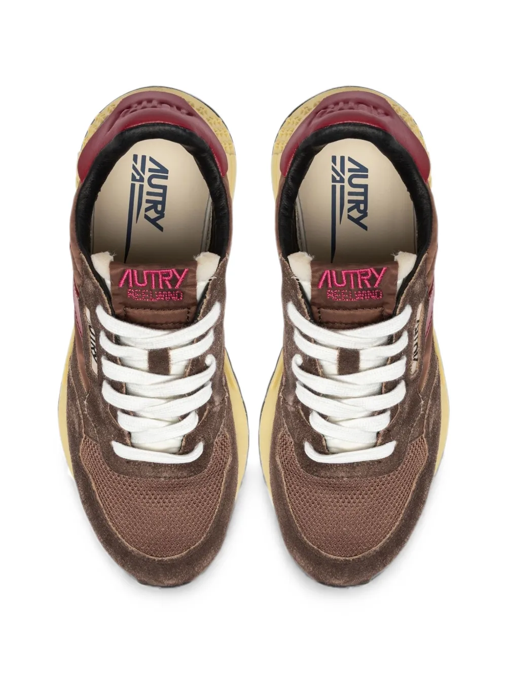 Autry Reelwind logo-patch panelled sneakers Bruin