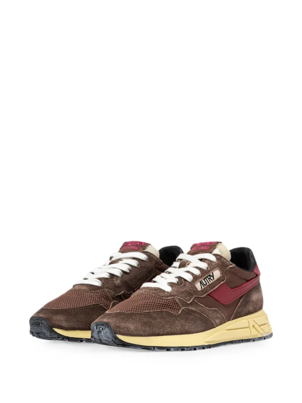 Autry Reelwind logo-patch panelled sneakers Bruin