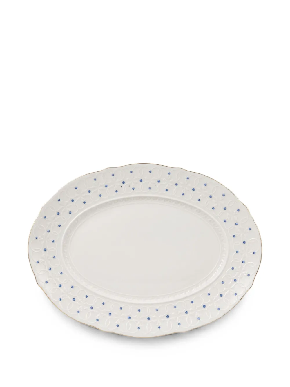 GINORI 1735 Museo Le Perle oval platter - Weiß