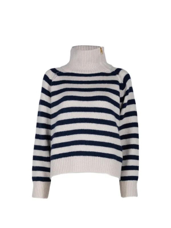 Nili Lotan Raelynn Striped Sweater in Neutrals