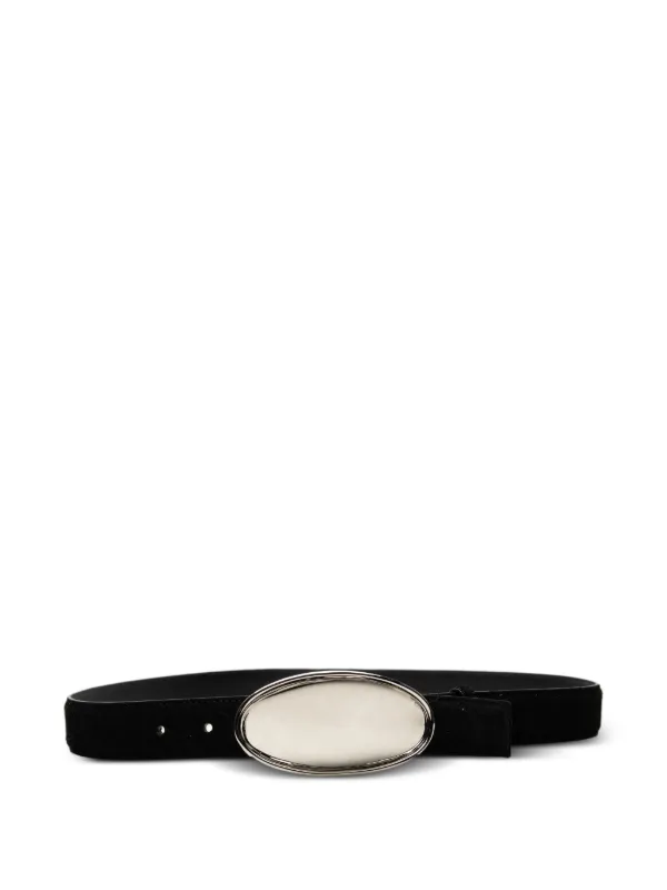 Altuzarra Oval-plaque Belt in Black