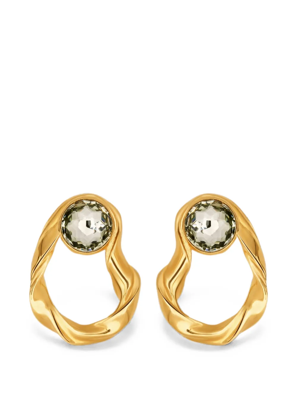 Oscar de la Renta Gehämmerte Loop Ohrringe - Gold
