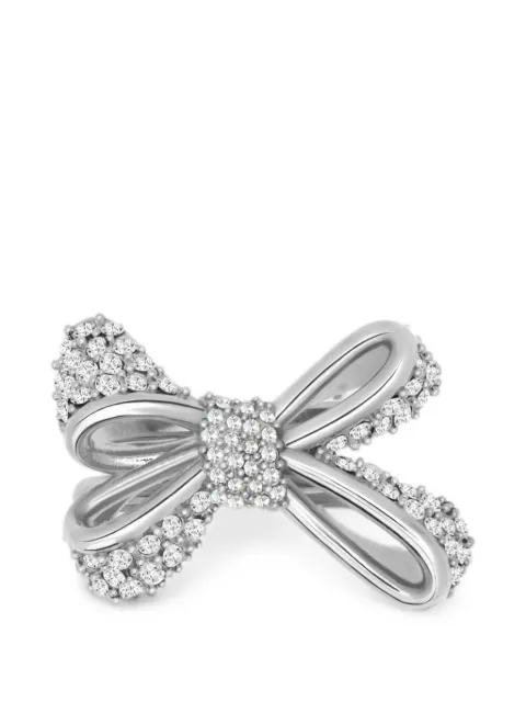 Oscar de la Renta bague Bow sertie de cristaux