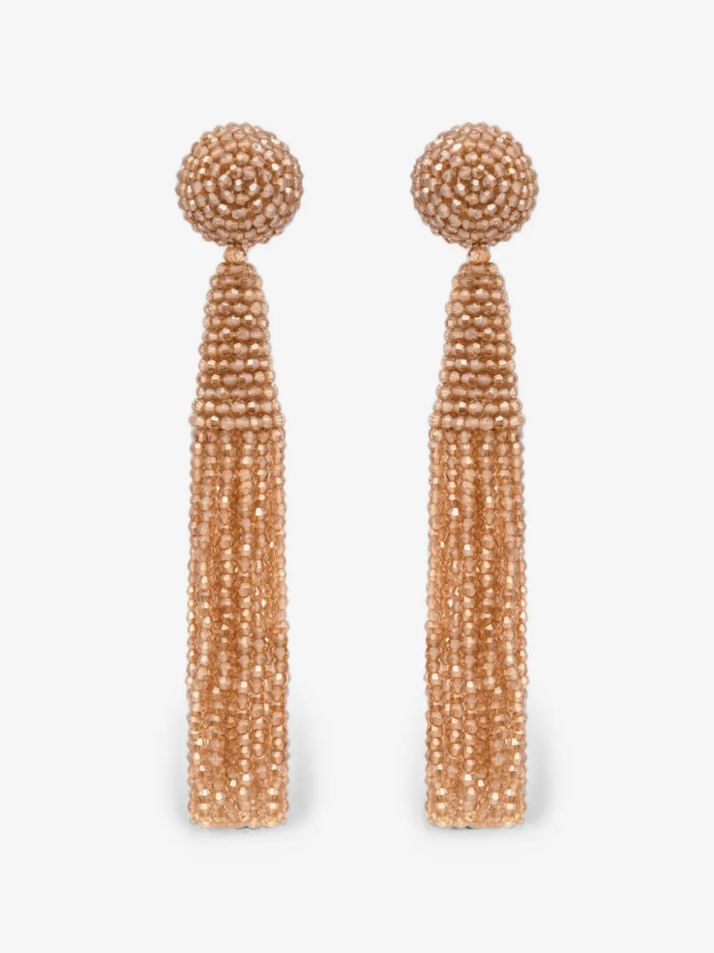 beaded tassel earrings