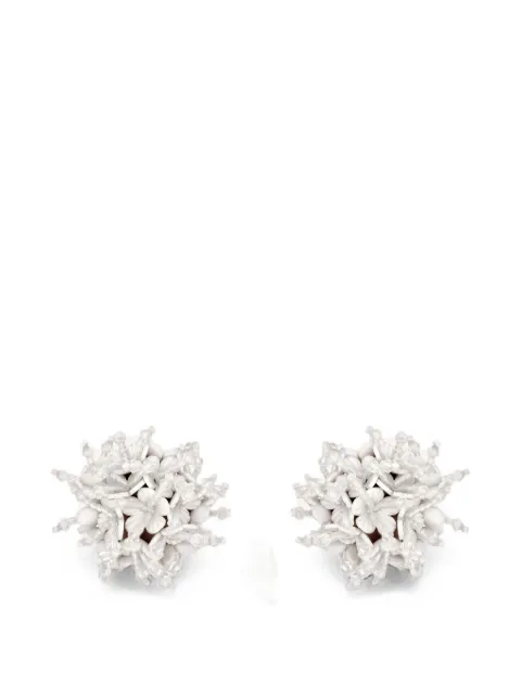 Oscar de la Renta Firework clip-on earrings