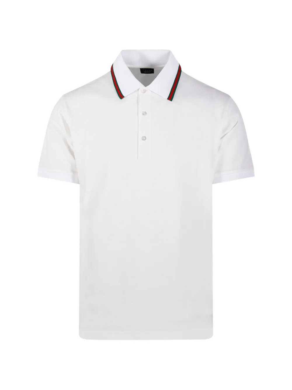 Gucci Web-stripe polo shirt - Weiß