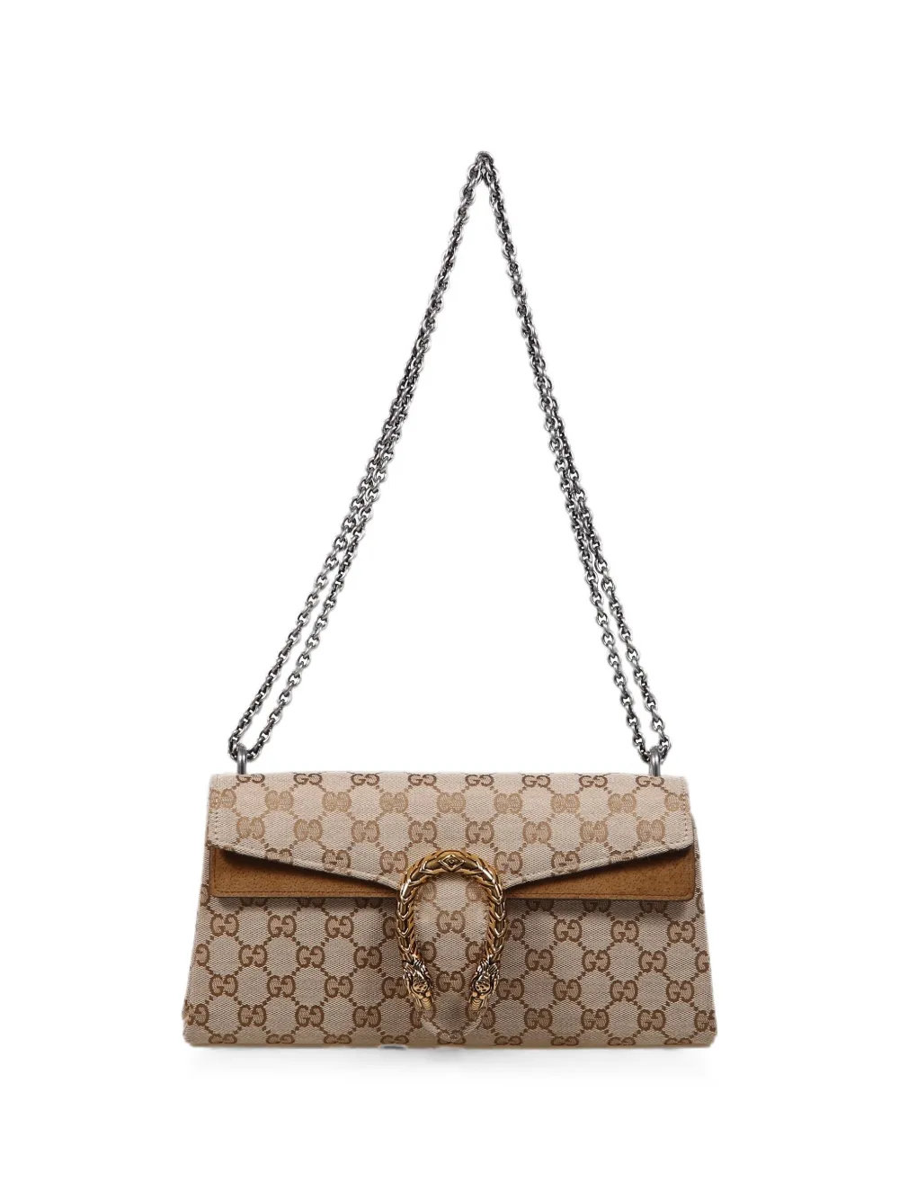Gucci Medium Dionysus Gg Supreme Shoulder Bag In Brown