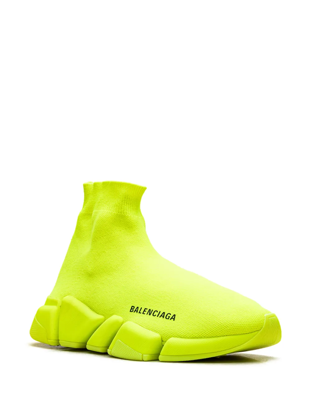 Balenciaga Speed 2.0 knit sneakers Geel