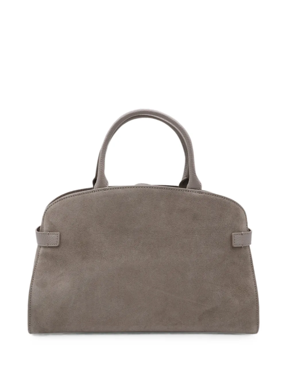 Coccinelle Leren shopper met gesp-detail Beige