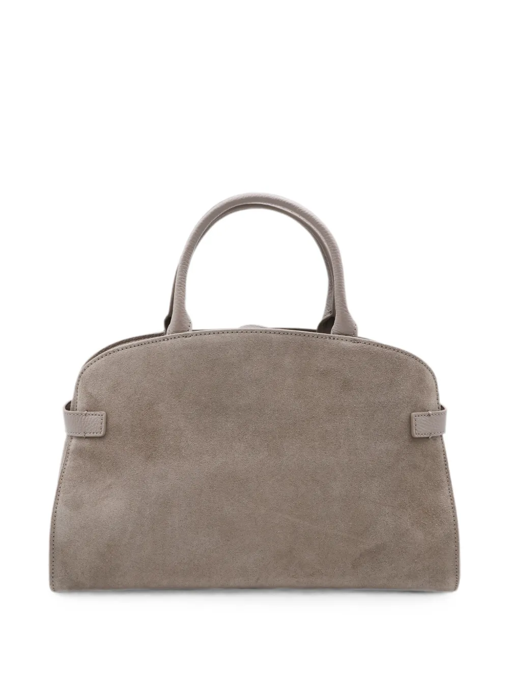 Coccinelle Leren shopper met gesp-detail Beige