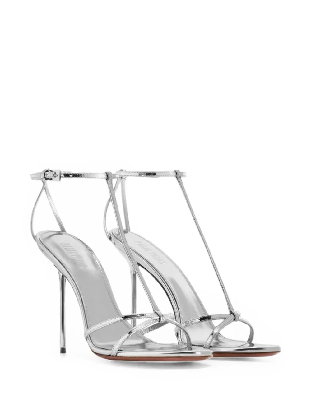 Paris Texas Lidia T-strap sandals Zilver