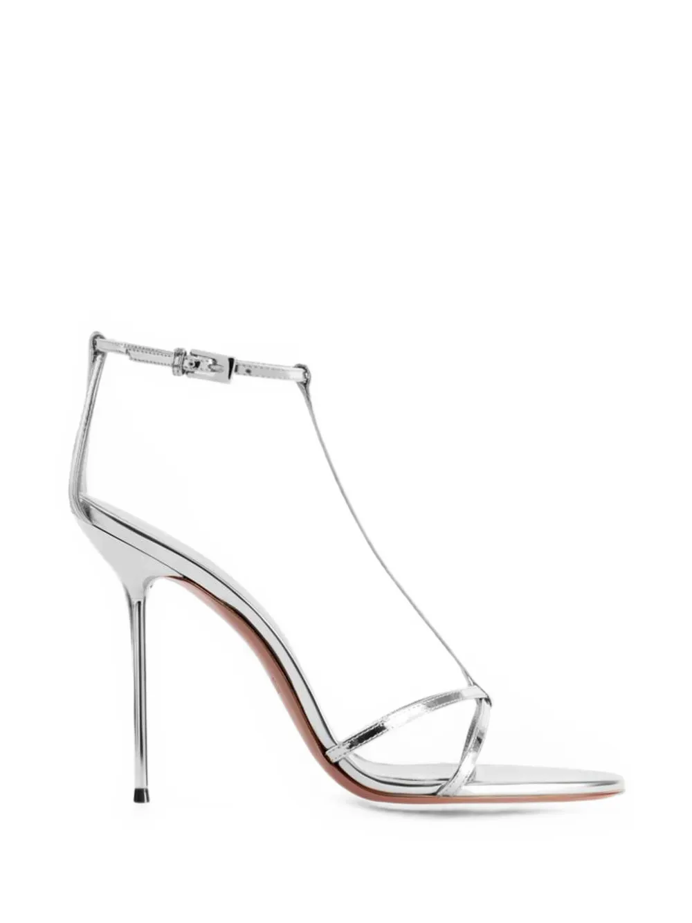 Paris Texas Lidia T-strap sandals Zilver