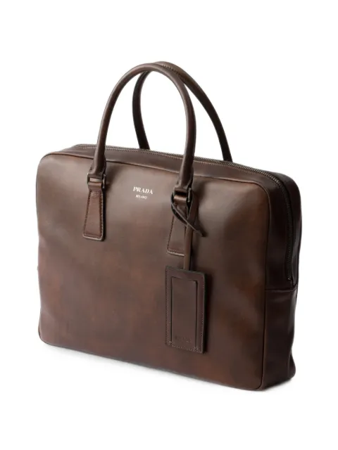 Prada leather work bag