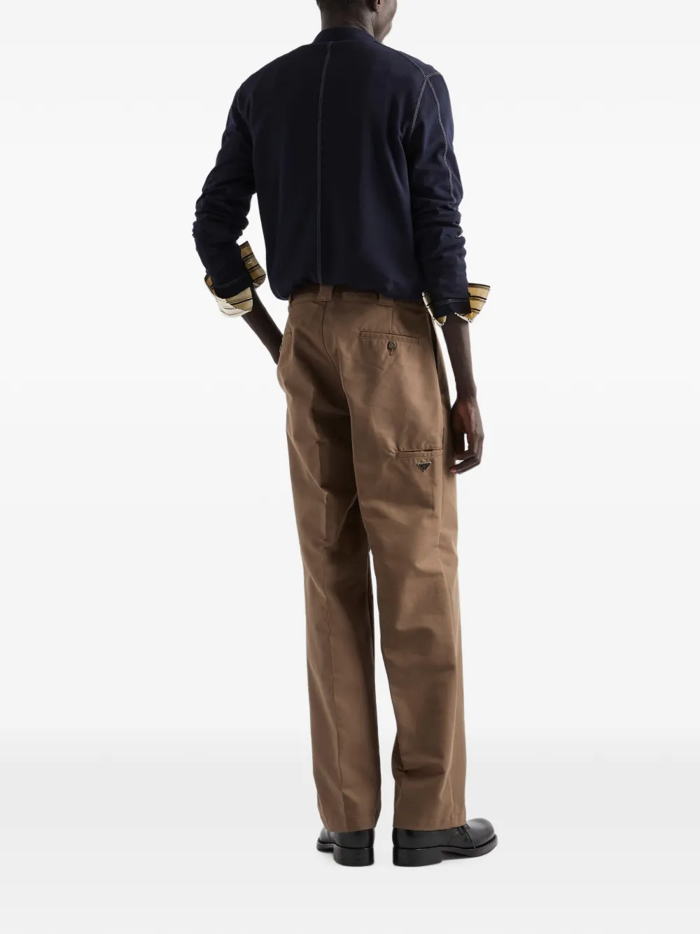 Prada Wollen polotrui met lange mouwen Blauw