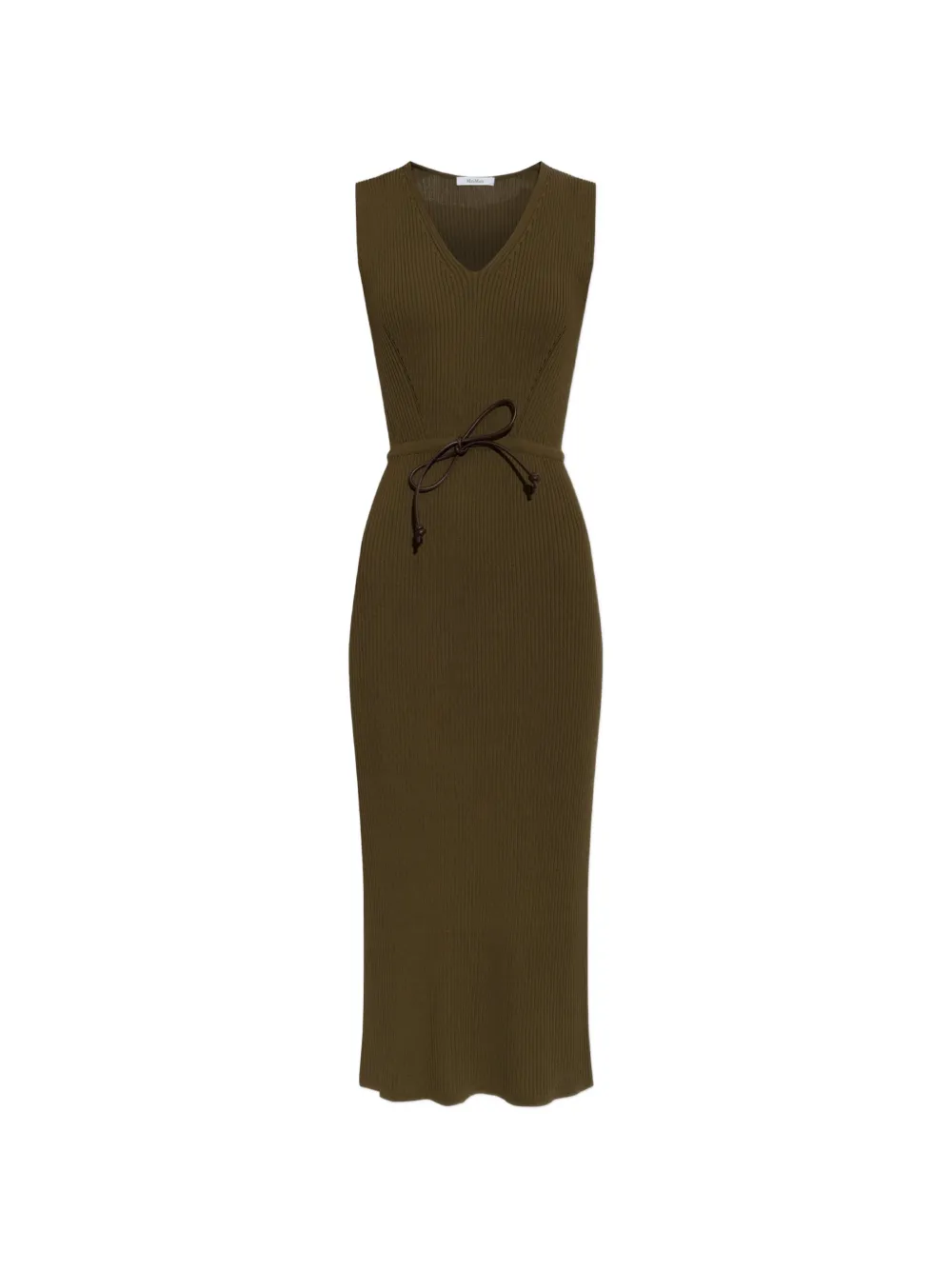 Max Mara Fado belted midi dress - Grün