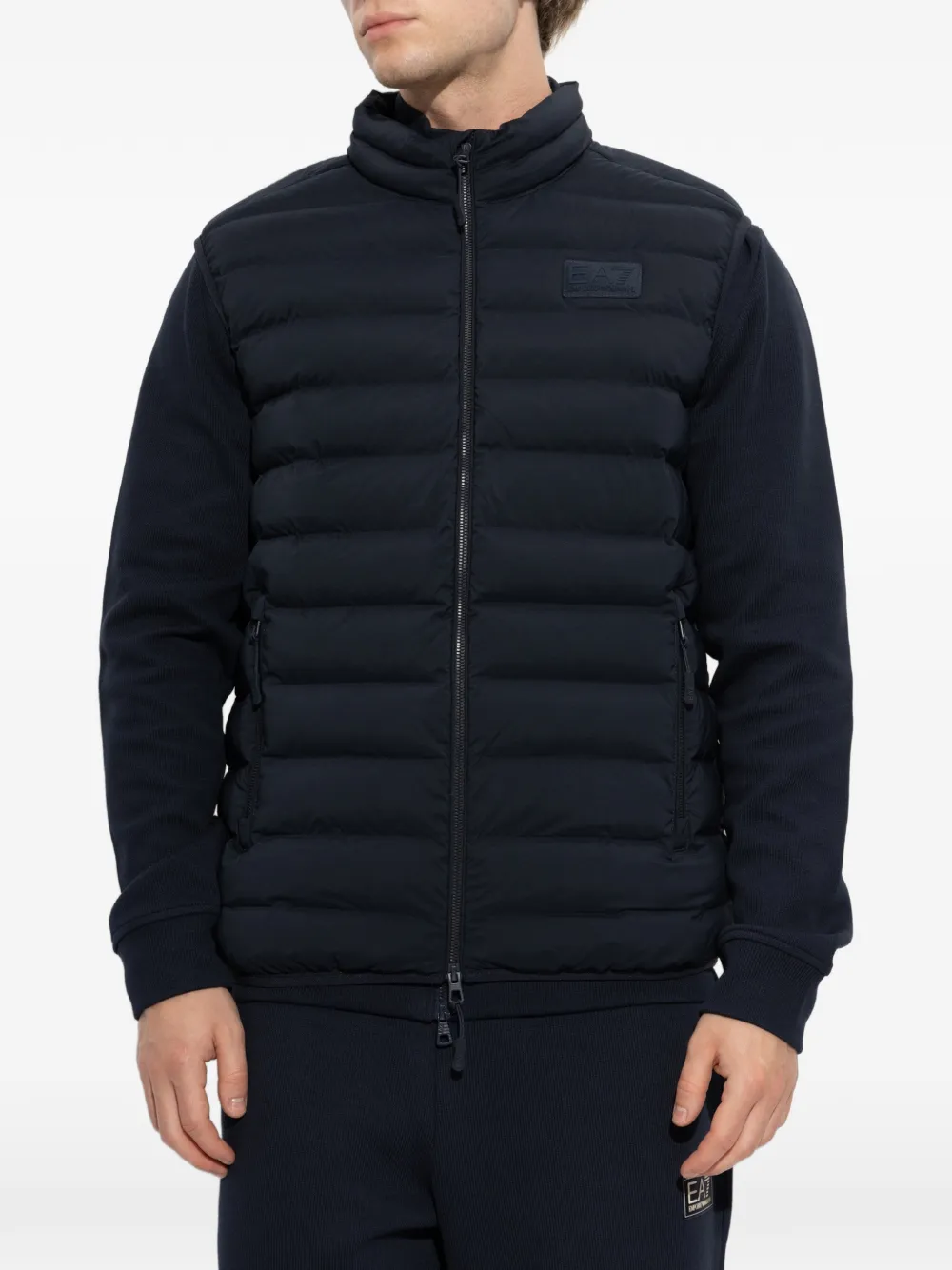Ea7 Emporio Armani Gewatteerde bodywarmer Blauw