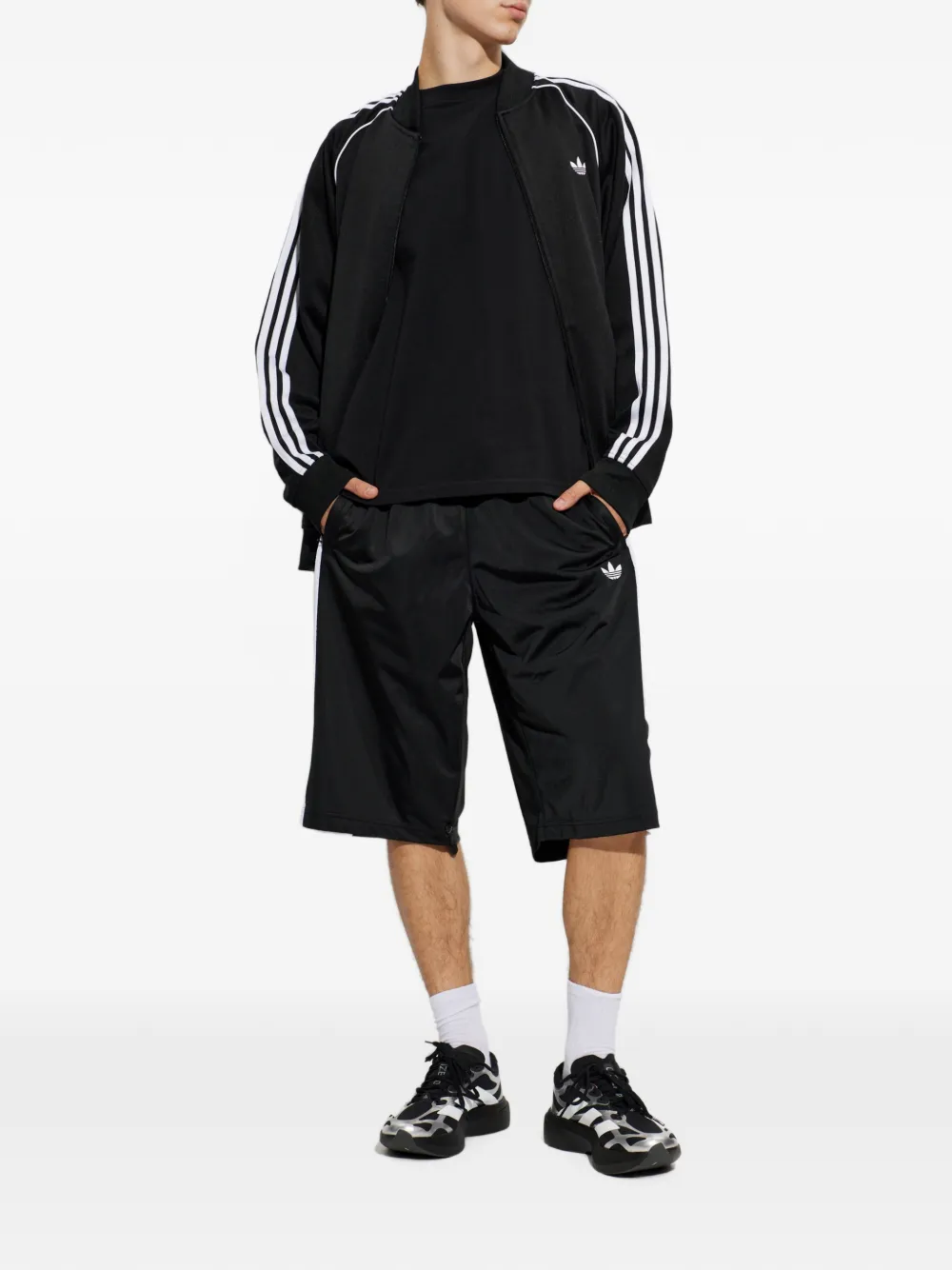 adidas Originals Trefoil Essentials cotton T-shirt Zwart