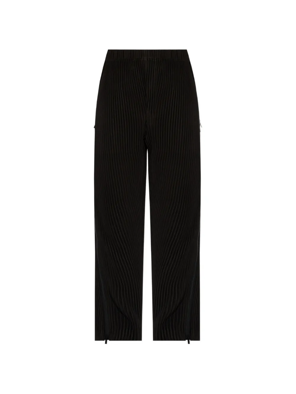 Homme Plissé Issey Miyake zip-pockets pleated trousers - Schwarz