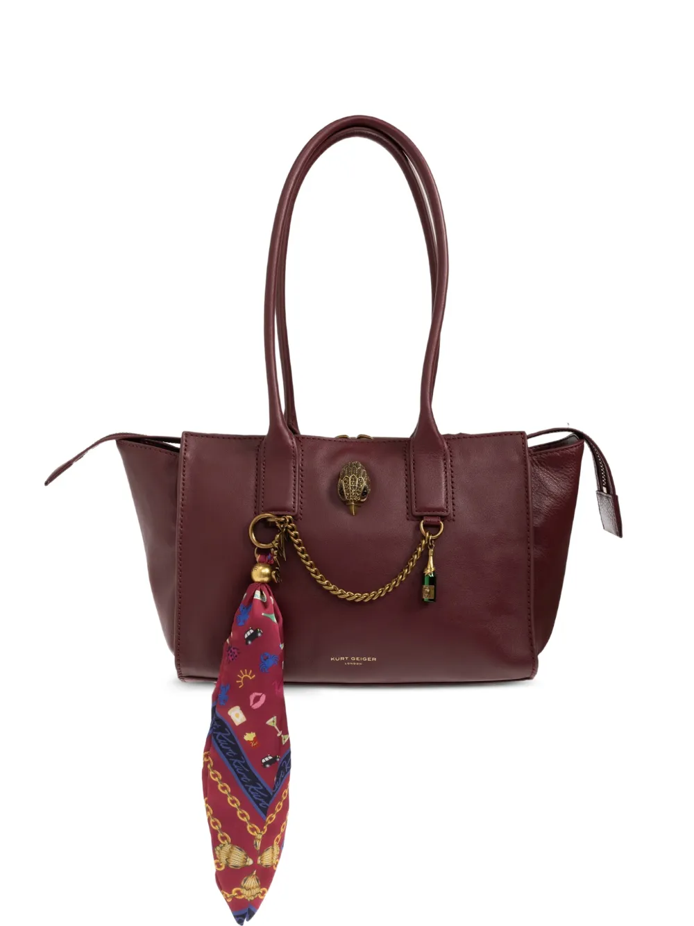 Kurt Geiger London Borsa tote Sloane piccola - Rosso