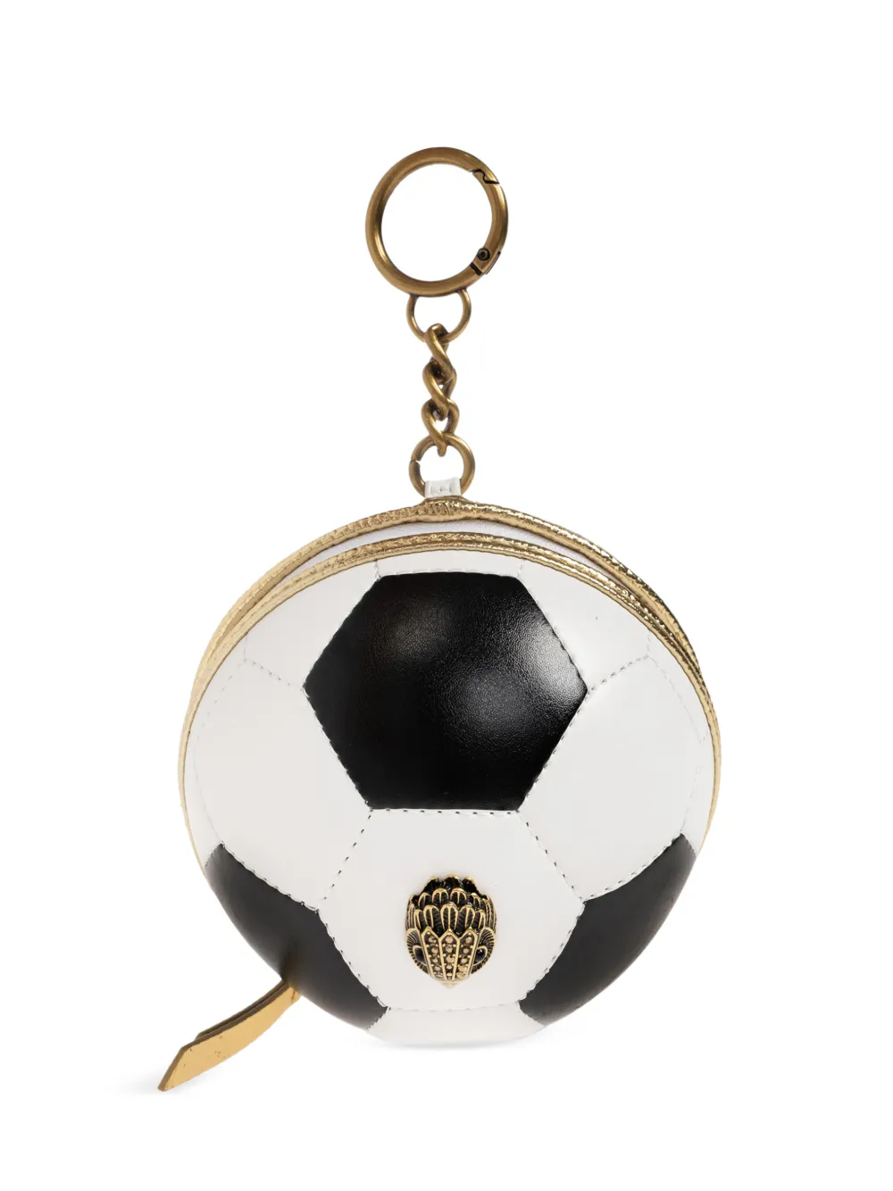 Kurt Geiger London Football bag charm - White