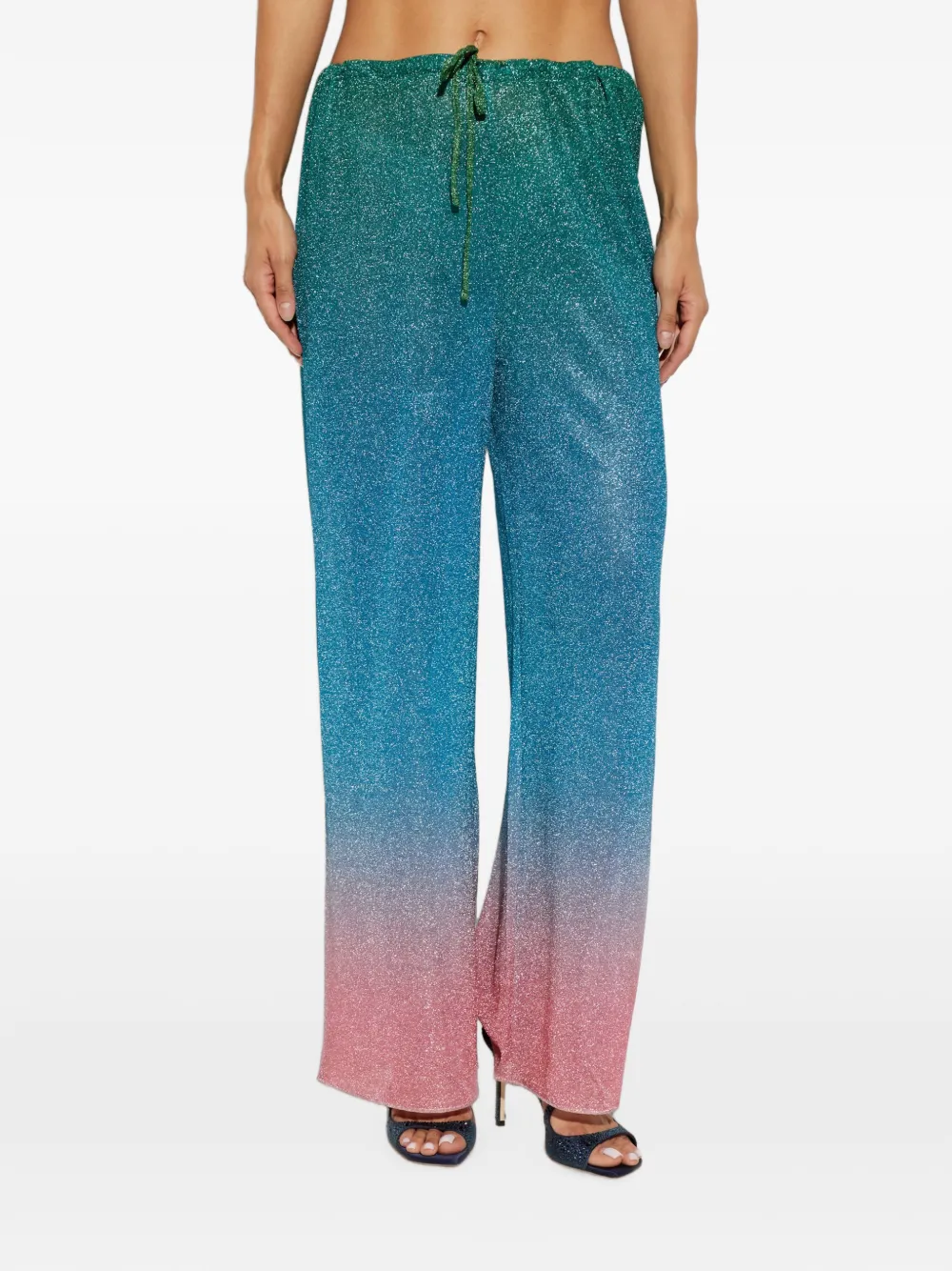 Oséree Broek met kleurverloop Blauw