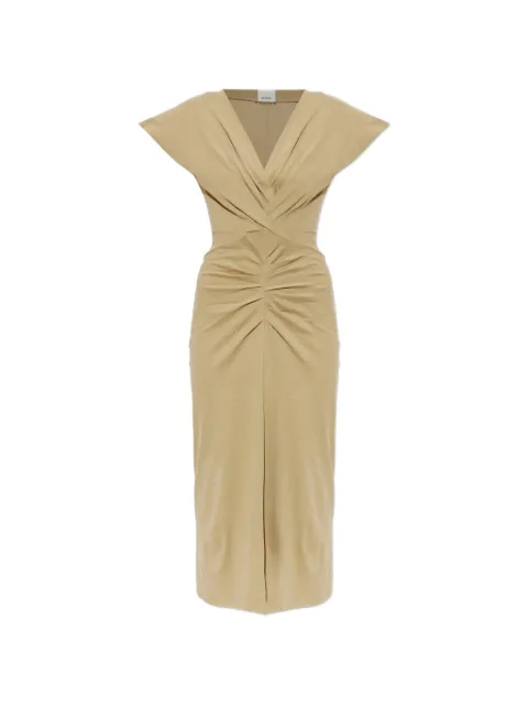 ISABEL MARANT vestido midi Nadra con cuello en V