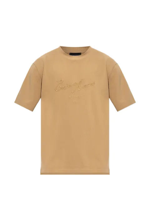 Emporio Armani camiseta con logo bordado
