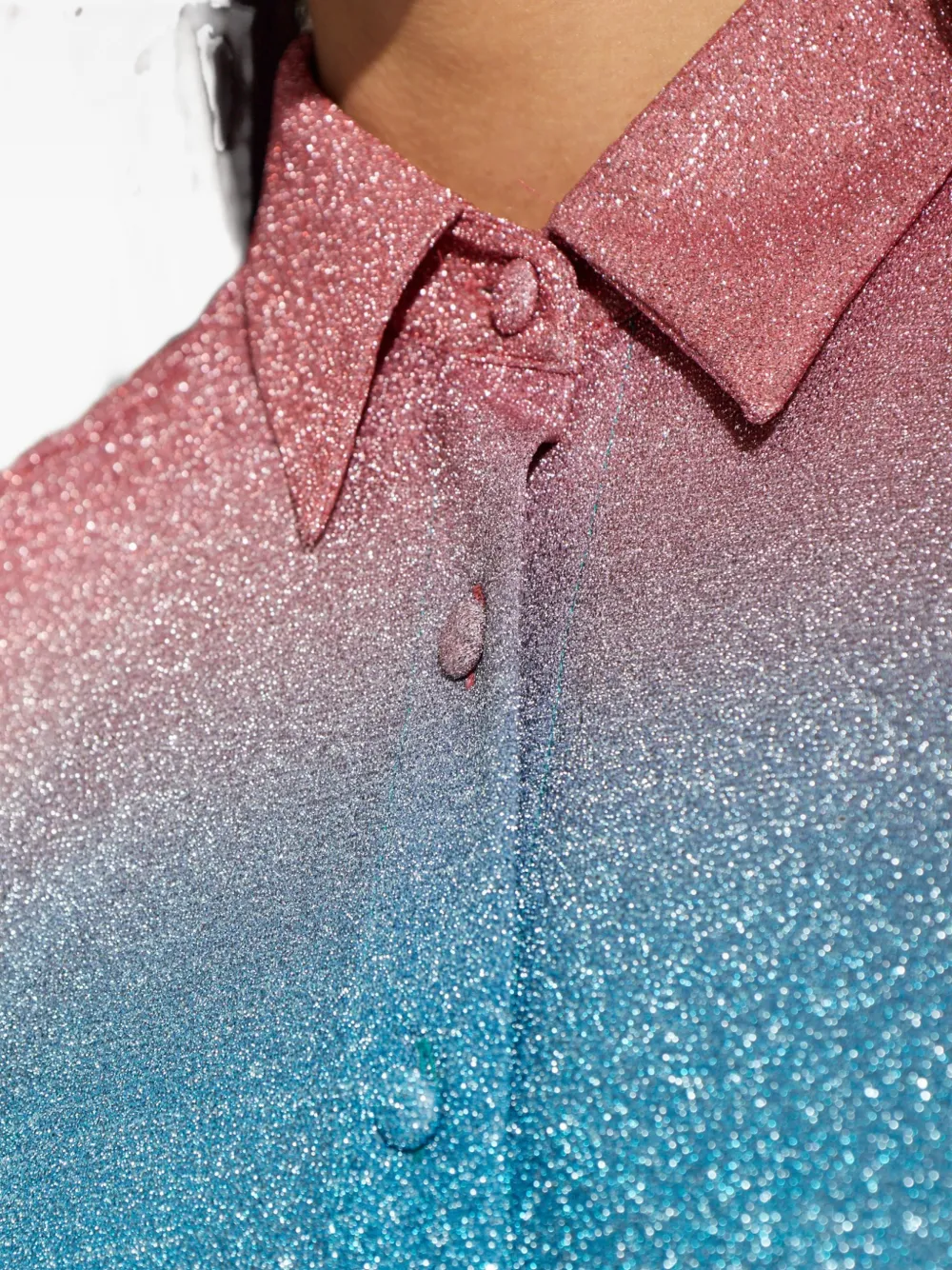 Oséree Blouse met kleurverloop Blauw