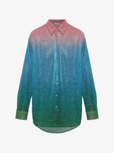 Oséree gradient-effect shirt