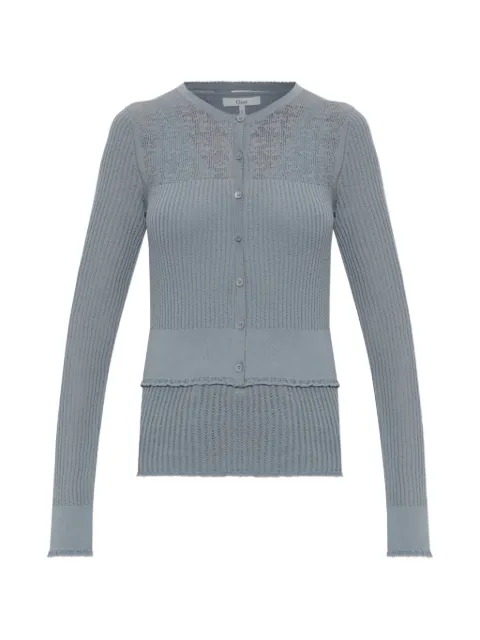 Chloé ribbed-knit wool vest and cardigan