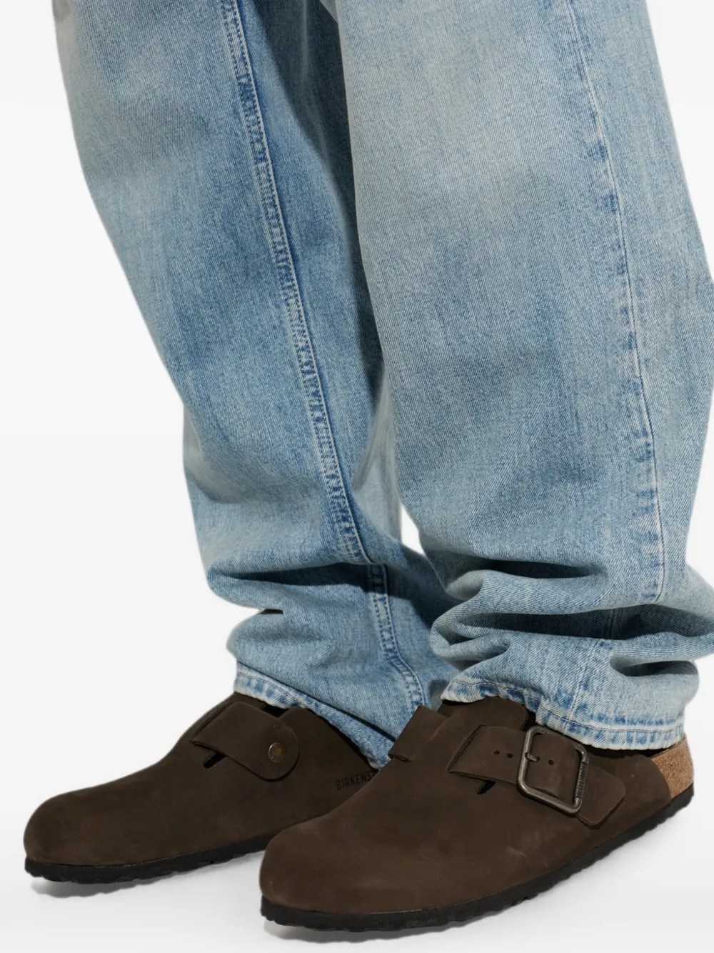 Birkenstock Boston buckle-fastening mules Bruin