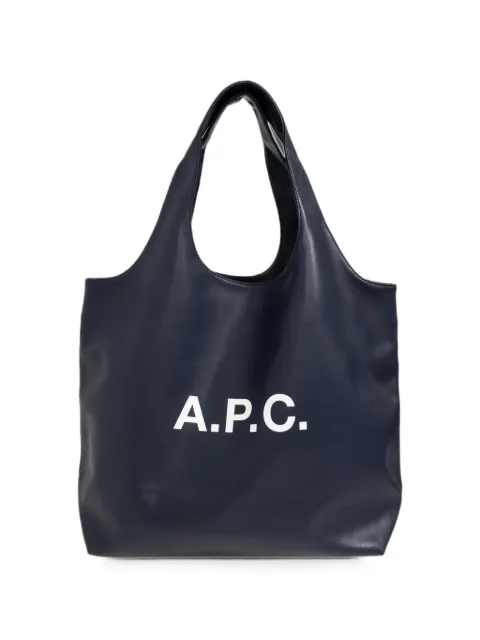 A.P.C. bolso shopper Ninon con logo