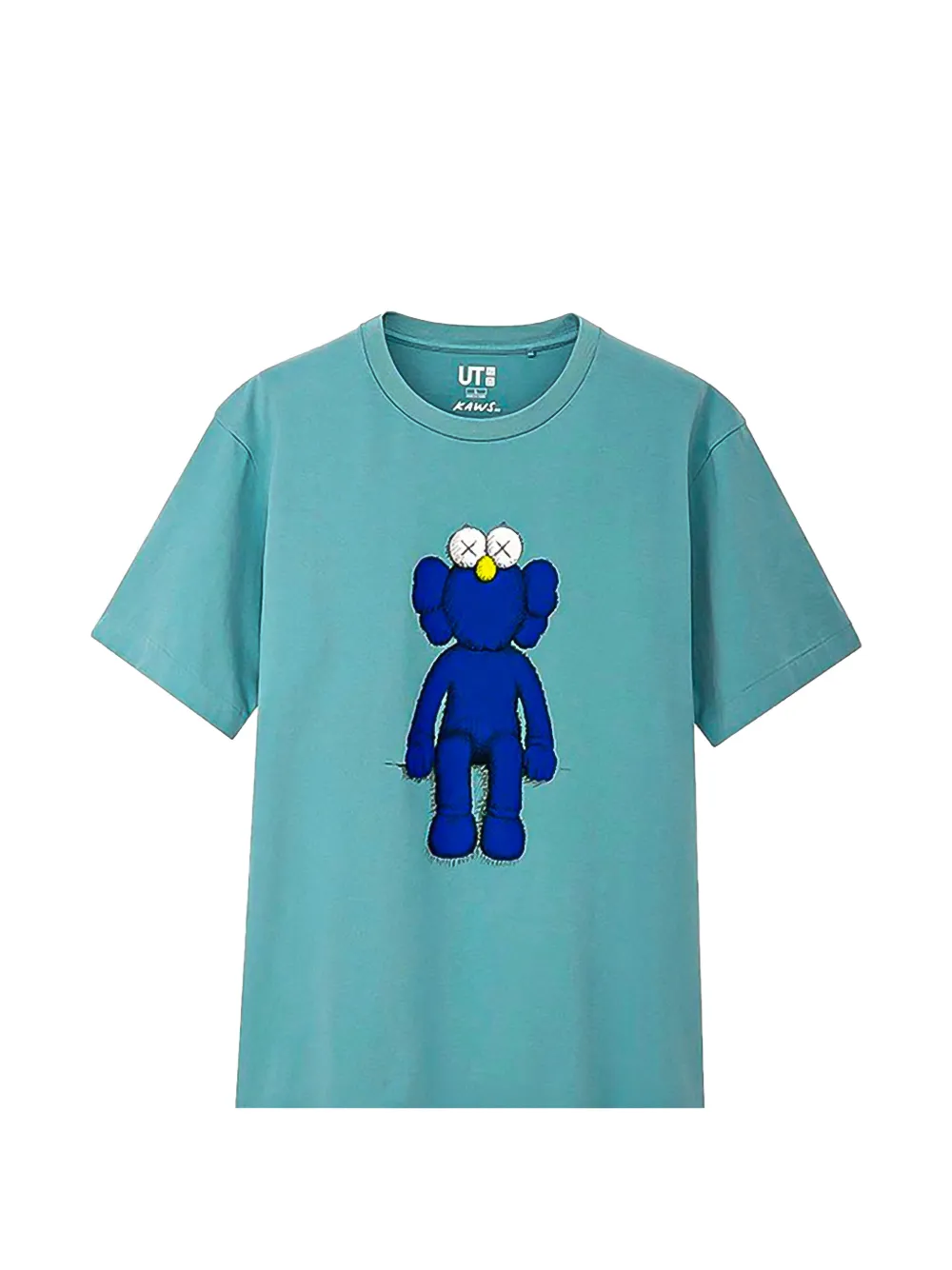 KAWS x Uniqlo BFF T-Shirt mit Print - Grün