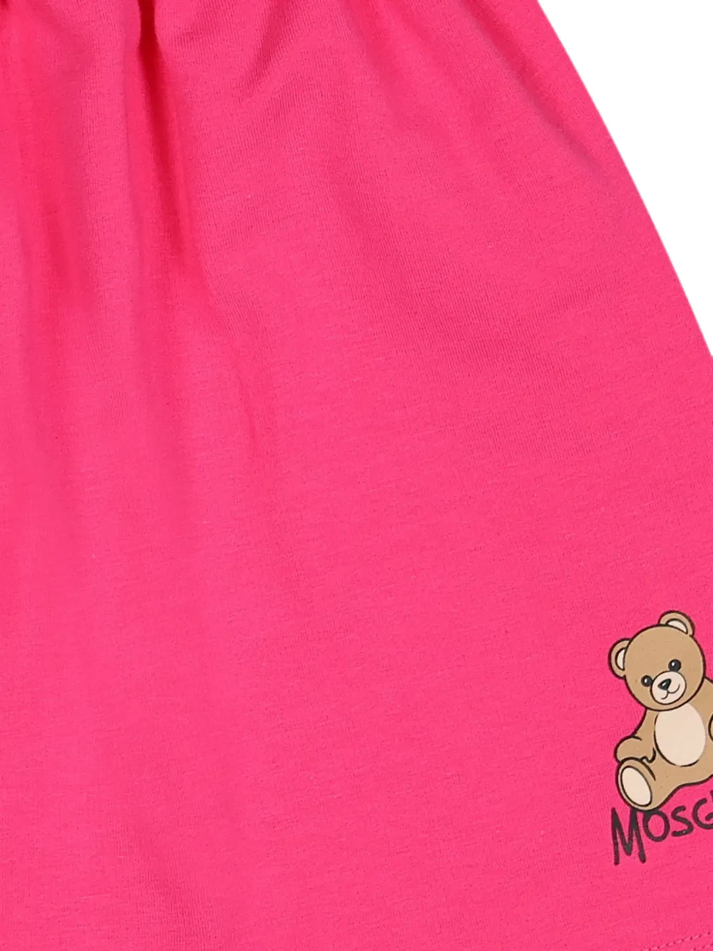 Moschino Kids Rok met teddybeerprint Roze