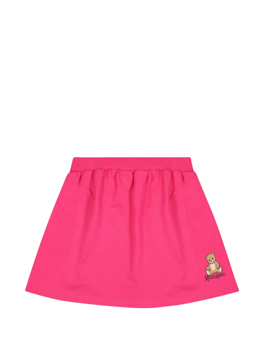 Moschino Kids Teddy Bear-print skirt - Rosa