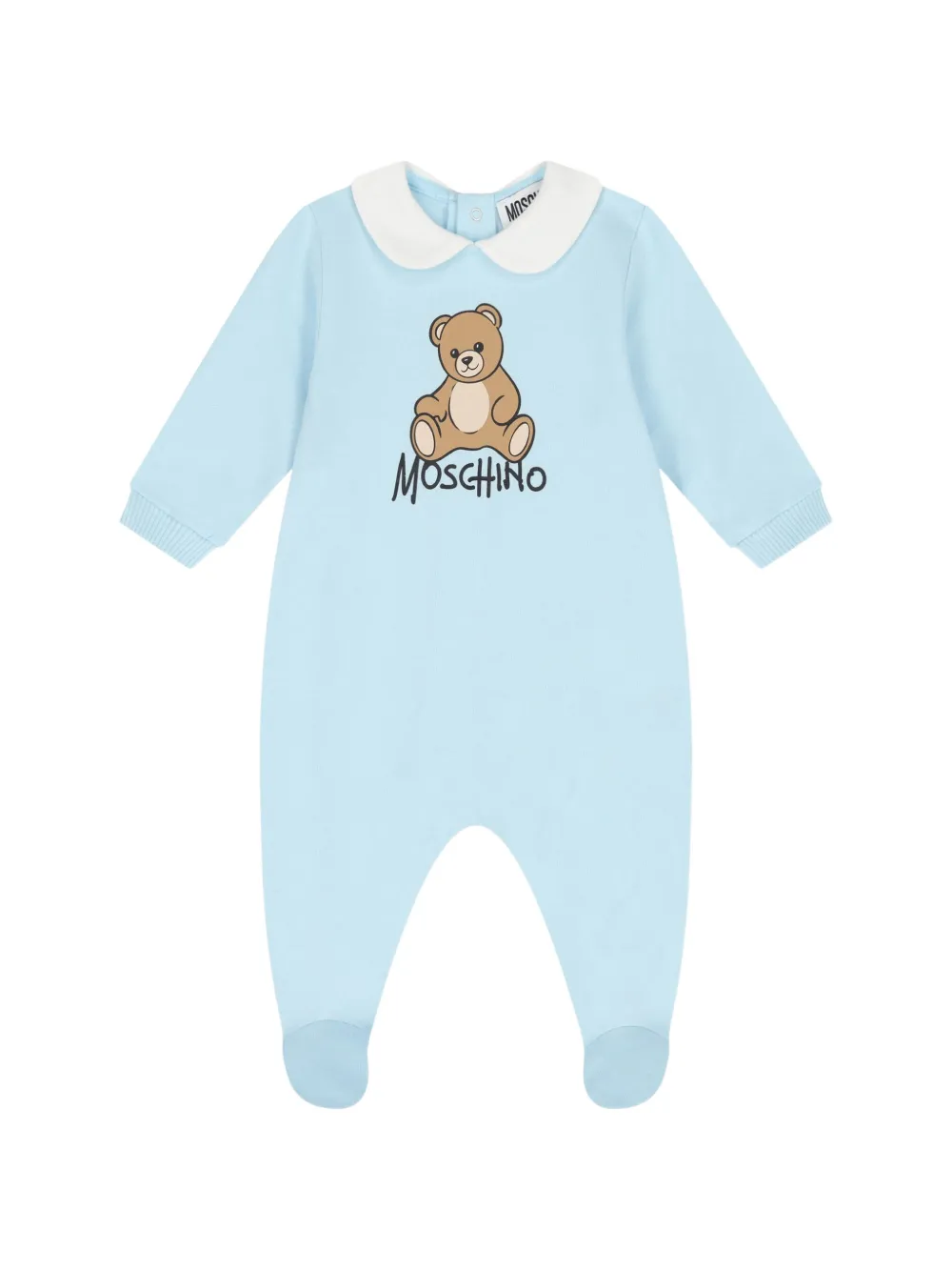 Moschino Kids Teddy Bear print pyjamas - Blu