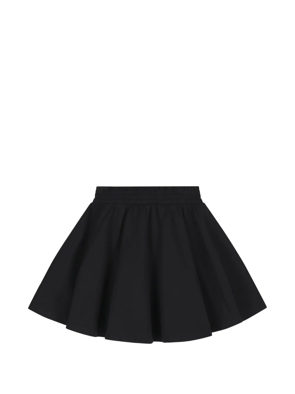 Moschino Kids Elastische rok met teddybeer-patroon Zwart
