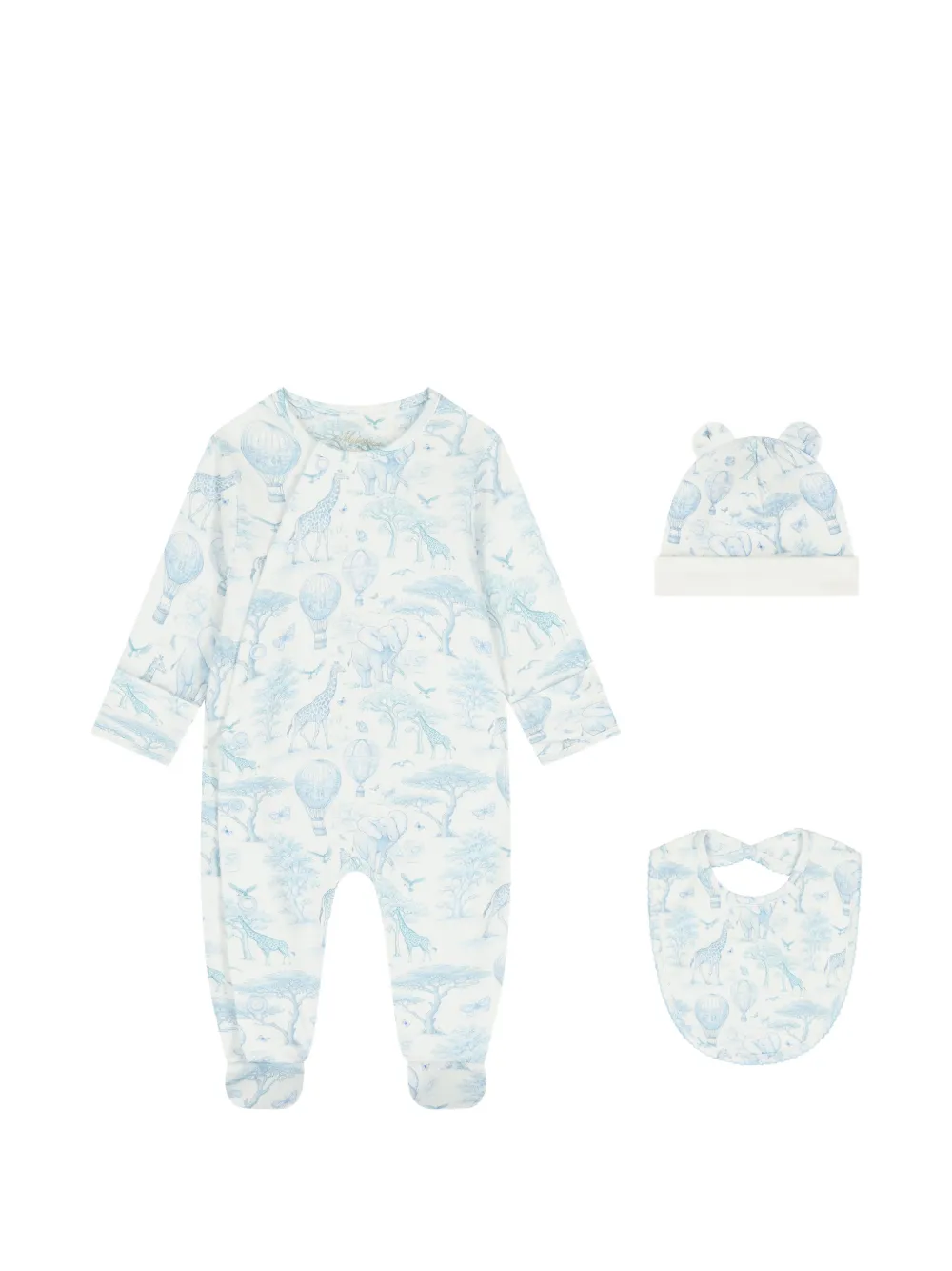 My Little Pie animal-print babygrow set (set of three) - Weiß